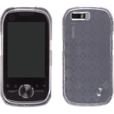 Motorola Compatible Dura-Gel Case - Clear Diamond  376239