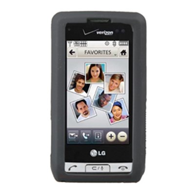 LG Compatible Naztech Silicone Smooth Cover - Black 9966NZ