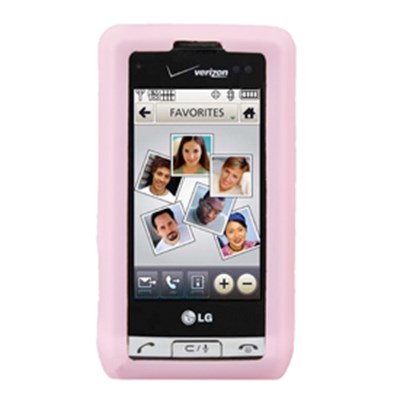 LG Compatible Naztech Silicone Smooth Cover - Pink  9967NZ