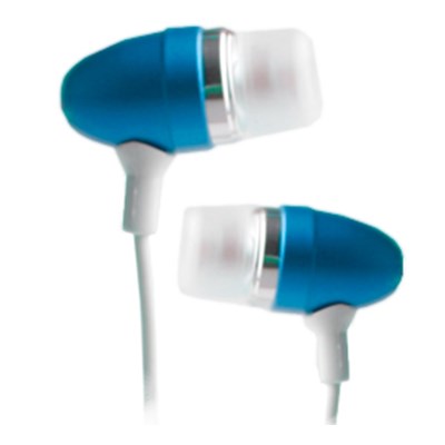 Handsfree 3.5mm Stereo Soft Gel Headset - Blue 9988NZ