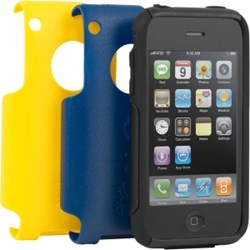 Apple Compatible Commuter Case with Black - Blue - Yellow   APL4KT26099C5