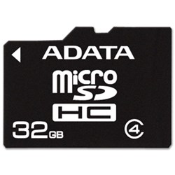 ADATA 32GB microSDHC Class 4 Memory Card