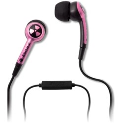 Plugz 3.5 mm Earbuds - Pink -   EPD33-MIC-PINK