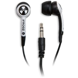 Plugz 3.5 mm Earbuds -White  EPD33-WHITE