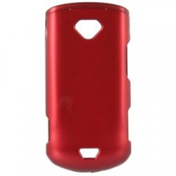 Samsung Compatible Rubberized Protective Cover - Red   I100GEMRUBRD