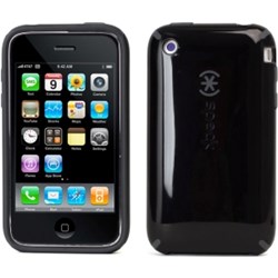 Apple Compatible Speck CandyShell Case - Black and Grey  IPH3G-CNDY-BKGY