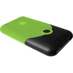 Apple Compatible Frost Luxe Case- Lime and Black  IPHONE3GFLLMEBLK