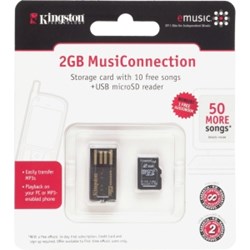 Kingston 2GB MicroSD EMusic  KR-B122G-1ZAR