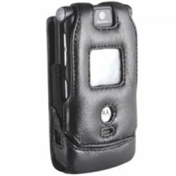 Motorola Compatible Infinity Padded Lambskin Case with Ratcheting Swivel Belt Clip    LCPADV3