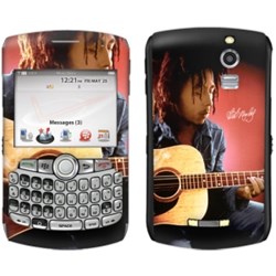 Blackberry Compatible MusicSkins Bob Marley - Guitar  --  MS-BOB40032-BL