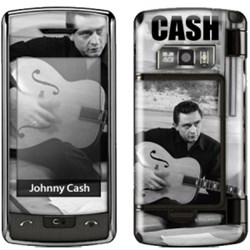 LG Compatible MusicSkins Johnny Cash - Strum  MS-JC10035