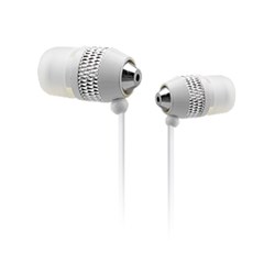 NoiseHush NX40 Handsfree 3.5mm Stereo Headset - White  NX40-10677