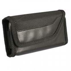 Medium Two-tone Horizontal Nylon Pouch - TONEMDBK