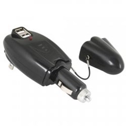 Combo Dual USB Car and Travel Charger USBCOMBO2 Combo Dual USB Car and Travel Charger USBCOMBO2