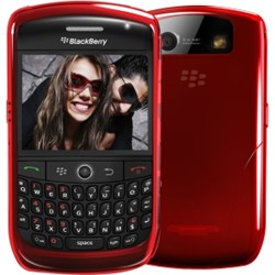 Blackberry Compatible iSkin Vibes Protector - Red  VBBBCV-RD