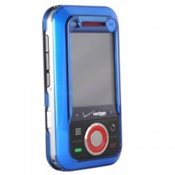 Motorola Compatible Transparent Protective Shield - Dark Blue   A455COVDKBL