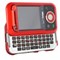 Motorola Compatible Transparent Protective Shield - Dark Red   A455COVRD Image 1