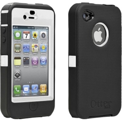 Apple Compatible Otterbox Defender Interactive Case - Black and White  APL2-I4UNI-A2-E4OTR