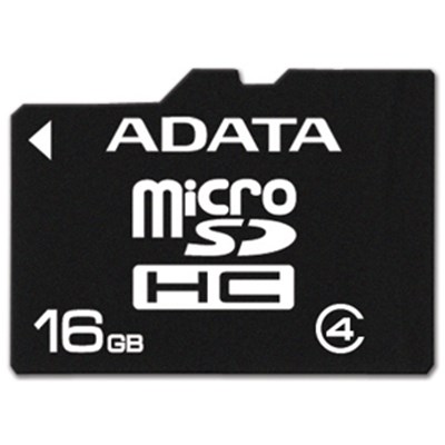 ADATA 16GB microSDHC Class 4 Memory Card
