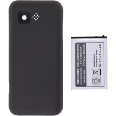 HTC Compatible Extended Battery and Door- Black  BACY26TMG1-BK