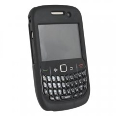 Blackberry Compatible Rubberized Protective Shield - Black  BB8530RUBBK