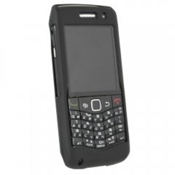 Blackberry Compatible Rubberized Protective Shield - Black  BB9100RUBBK