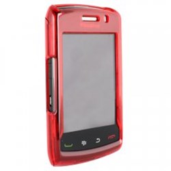 Blackberry Compatible Protective Shield - Red  BB9550COVRD