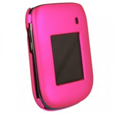 Blackberry Compatible Rubberized Protective Shield - Dark Pink    BB9670RUBDKPK