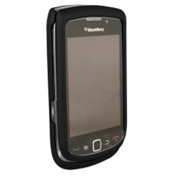 Blackberry Compatible  Rubberized Protective Cover - Black  BB9800RUBBK