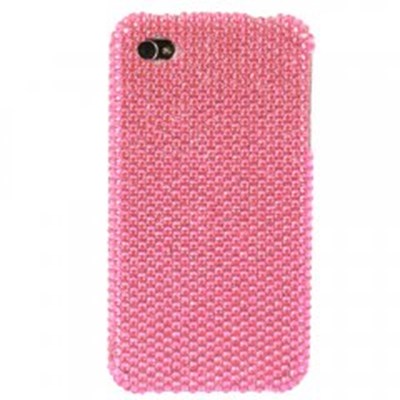 Apple Compatible Diamond Protective Cover - Solid Pink  DIAMIPHONEVERPK