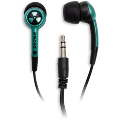 Plugz 3.5 mm Earbuds -Teal  EPD33-TEAL