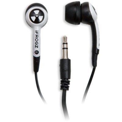 Plugz 3.5 mm Earbuds -White  EPD33-WHITE