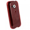 HTC Compatible Protective Shield - Red  ERISCOVRD Image 1