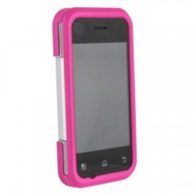 Motorola Compatible Rubberized Protective Shield - Dark Pink    FLIPRUBDKPK