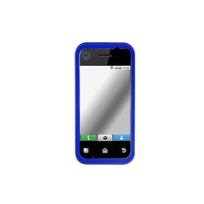 Motorola Compatible Naztech Rubberized SnapOn Cover - Blue 10693NZ