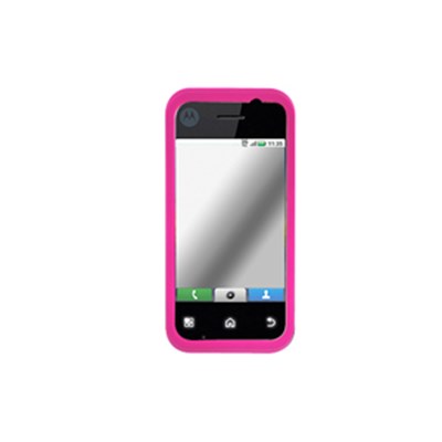 Motorola Compatible Naztech Rubberized SnapOn Cover - Hot Pink 10695NZ