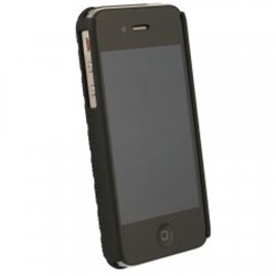 Apple Compatible Holster and Protective Cover Combo - Black  FXCOVIPHONE4