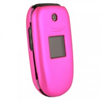 Samsung Compatible Rubberized Protective Shield - Dark Pink GUSTORUBDKPK