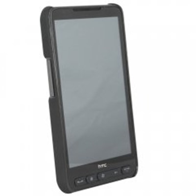 HTC Compatible Rubberized Protective Shield - Black   HD2RUBBK