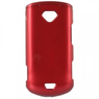 Samsung Compatible Rubberized Protective Cover - Red   I100GEMRUBRD