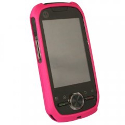 Motorola Compatible Rubberized Protective Shield - Dark Pink  I1RUBDKPK