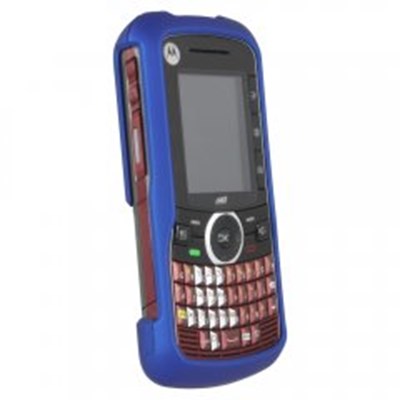 Motorola Compatible Rubberized Protective Shield - Dark Blue   I465RUBDKBL