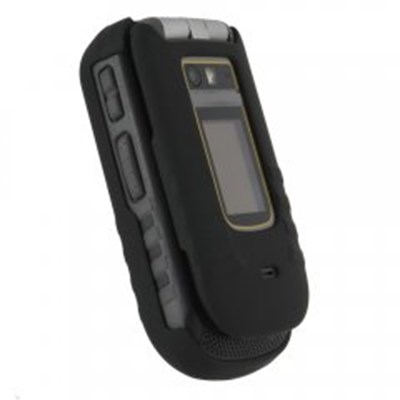 Nextel Compatible Rubberized Protective Shield - Black  I680RUBBK