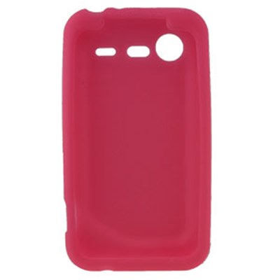 HTC Compatible Silicone Color Cover - Pink  ILS-HT6350-PI
