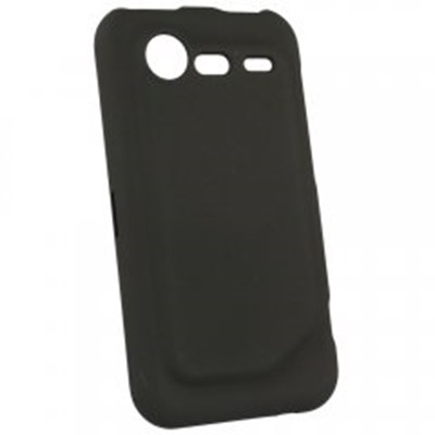 HTC Compatible Rubberized Protective Cover - Black  INCRED2RUBBK