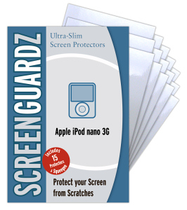 ScreenGuardz Screen Protectors 15 Pk  NL-SAN3-0907