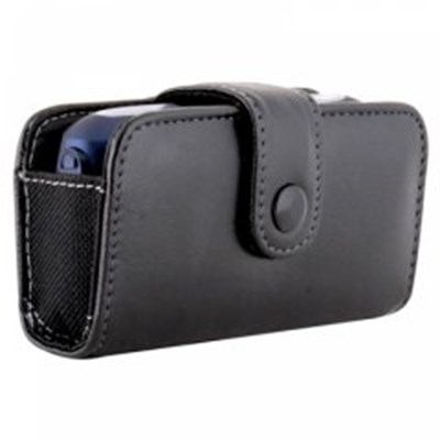 Handspring Treo Compatible Horizontal Leather Pouch with Snap Closure   LCTREOPHR