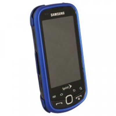 Samsung Compatible Rubberized Snap on Cover - Dark Blue  M910RUBDKBL