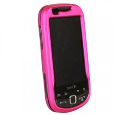 Samsung Compatible Rubberized Snap on Cover - Dark Pink  M910RUBDKPK
