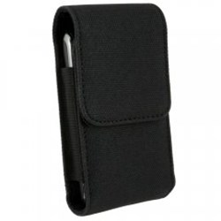 Black Large Vertical Canvas Pouch with Sleeper Function  MATRIXBKPLUSM